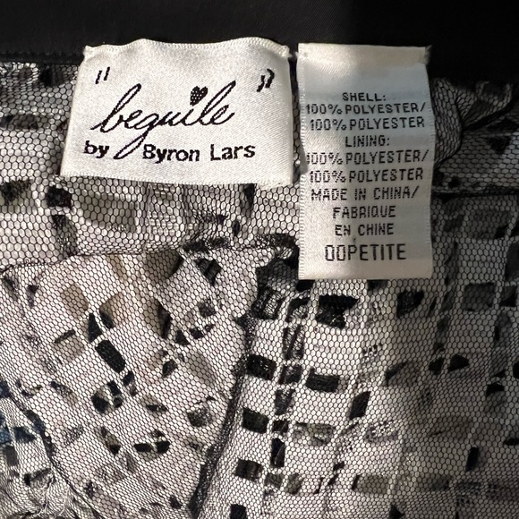 Byron Lars black and white peplum jacket 00p - Picture 4 of 5